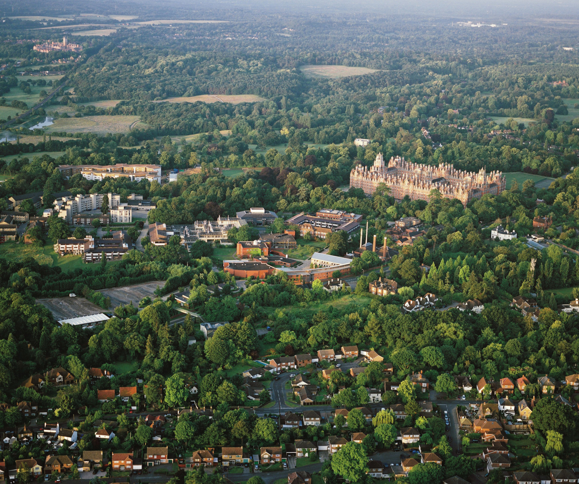 Royal Holloway from the air