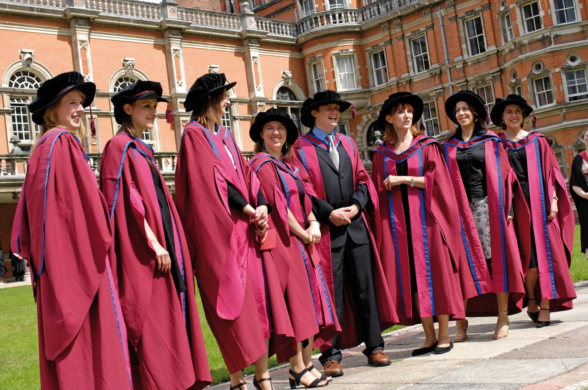 Postgraduates posing