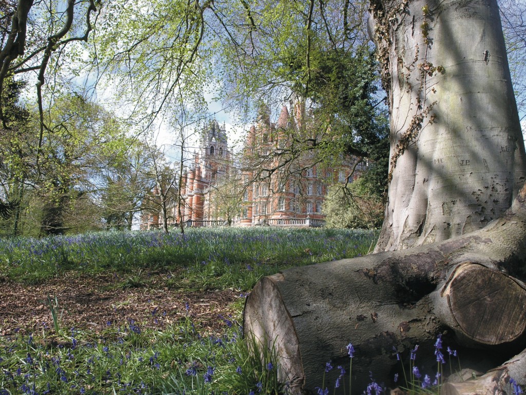 Royal Holloway in the summer