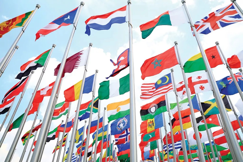 International flags
